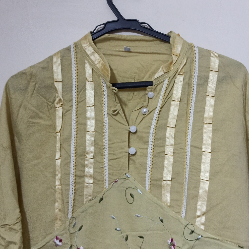 Yellow Cotton Top - Picture 1 of 7